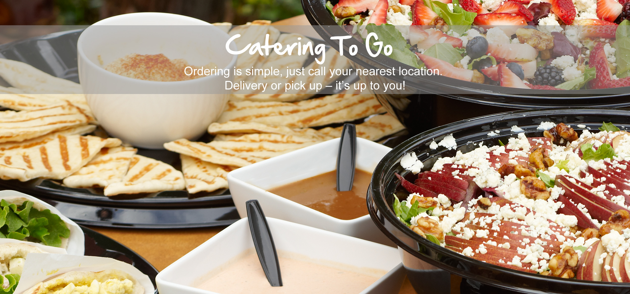 Croutons catering slider image
